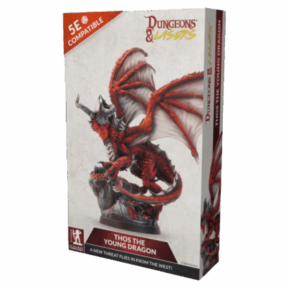Figura "Dungeons & Lasers: Thos the Young Dragon"
