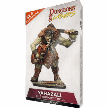 Figura "Dungeons & Lasers: Yahazzal The Hungry Troll"