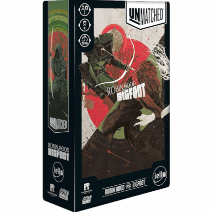 Juego de mesa "Unmatched: Robin Hood VS Bigfoot"
