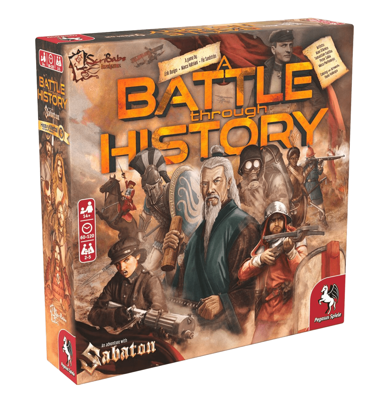 Juego de mesa "A Battle Through History - An Adventure with Sabaton"