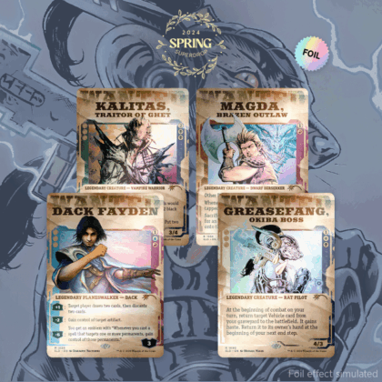 Sobre de cartas "Magic TG: Secret Lair Drop Series - Showcase: Outlaws of Thunder Junction - Foil Edition"