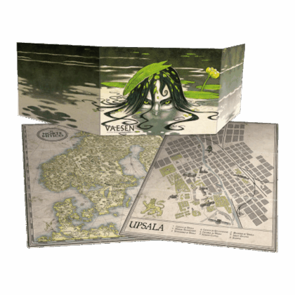 Libro "Vaesen - Juego de Rol - Pantalla del Director de Juego"