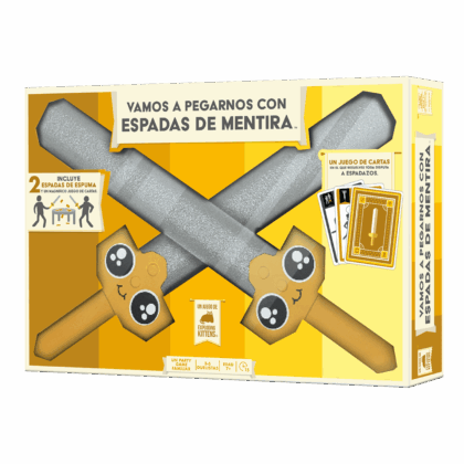 Juego de mesa "Vamos a Pegarnos con Espadas de Mentira"