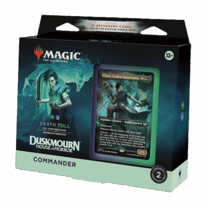 Mazo de cartas "Magic TG: Duskmourn: House of Horror - Commander: Death Toll"