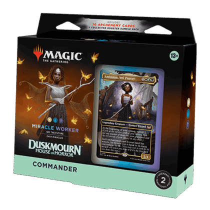 Mazo de cartas "Magic TG: Duskmourn: House of Horror - Commander: Miracle Worker"