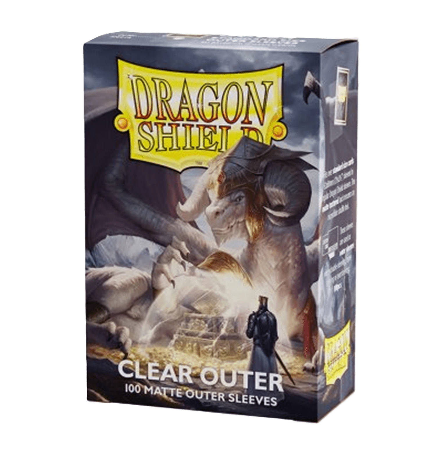 Fundas externas para cartas "Outer Sleeves Dragon Shield Standard Matte - Clear - Pack 100"