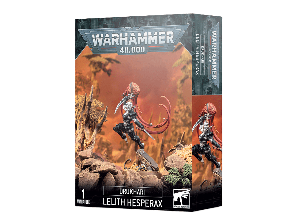 Caja de miniaturas "Warhammer 40000: Drukhari Lelith Hesperax"