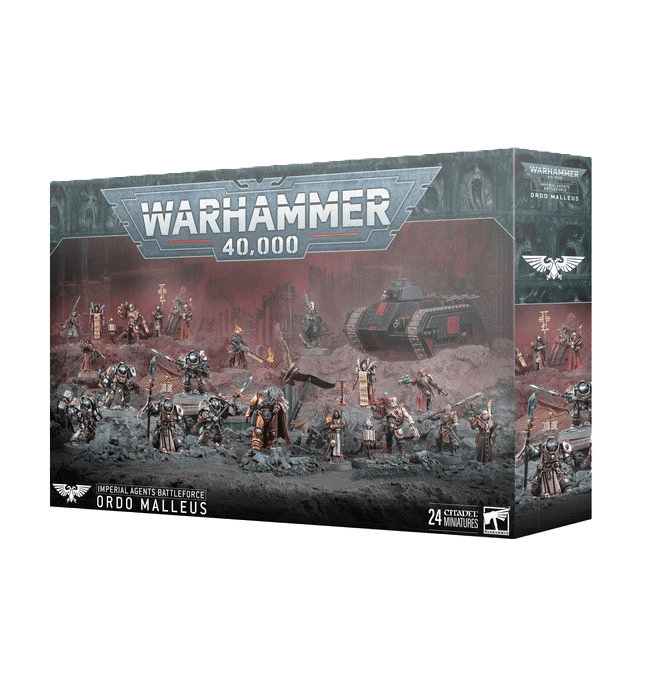 Caja de miniaturas "Warhammer 40000: Imperial Agents Battleforce: Ordo Malleus"