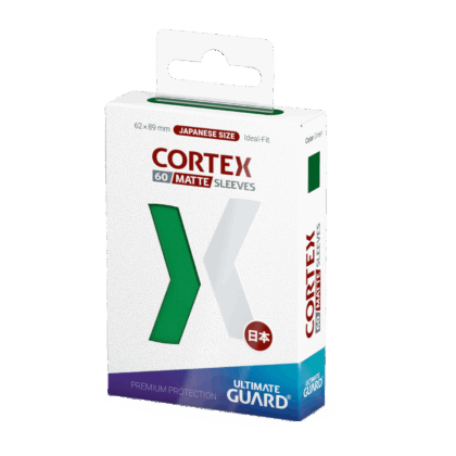 Fundas para cartas "Sleeves Ultimate Guard CORTEX Japanese Size - Matte Green - Pack 60"