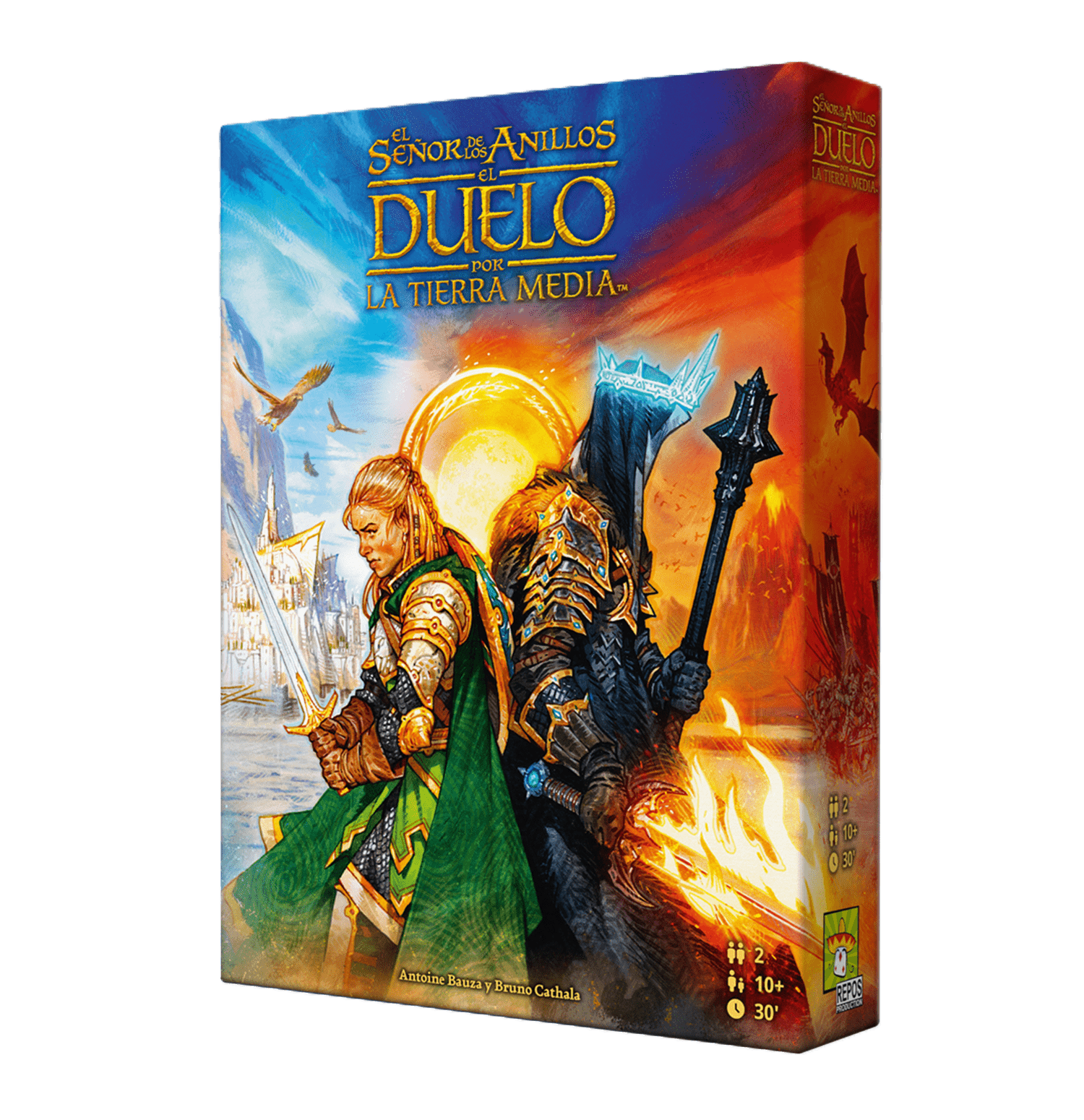Juego de mesa "7 Wonders Duel - LOTR Duelo por la Tierra Media"