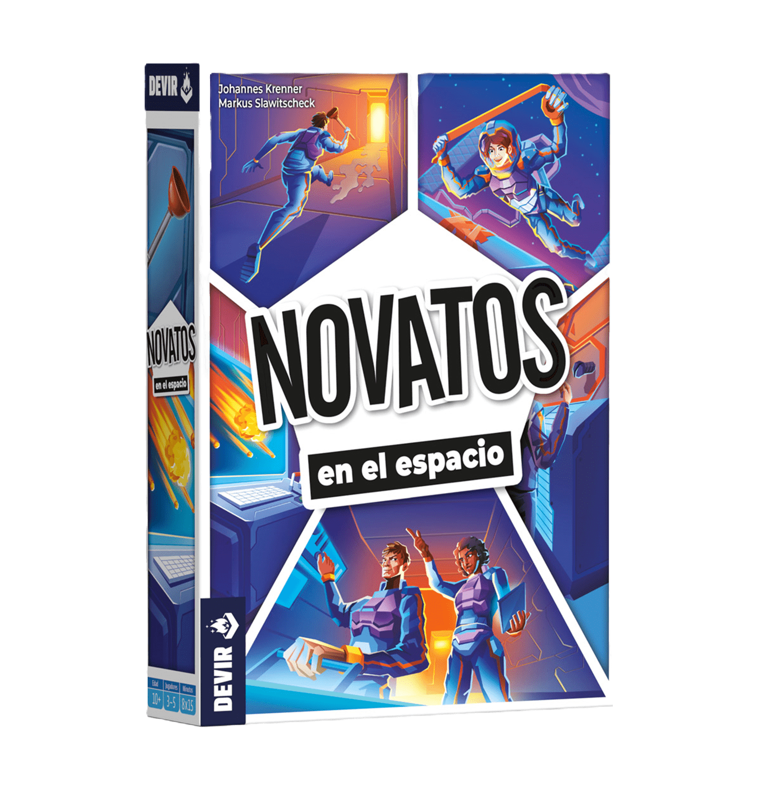 Juego de mesa "Novatos en el Espacio"