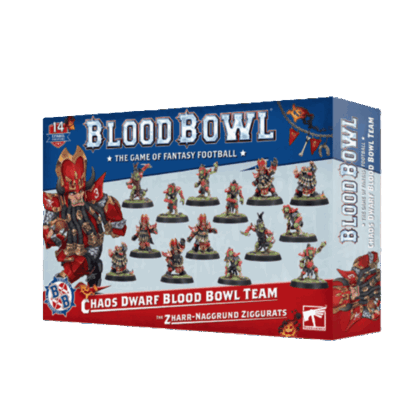 Juego de miniaturas "Blood Bowl: Chaos Dwarf Team"