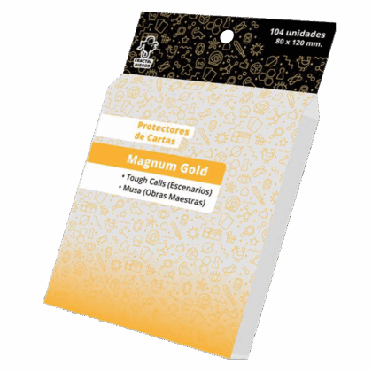 Fundas para cartas "Sleeves Fractal Juegos Magnum Gold - Pack 104"