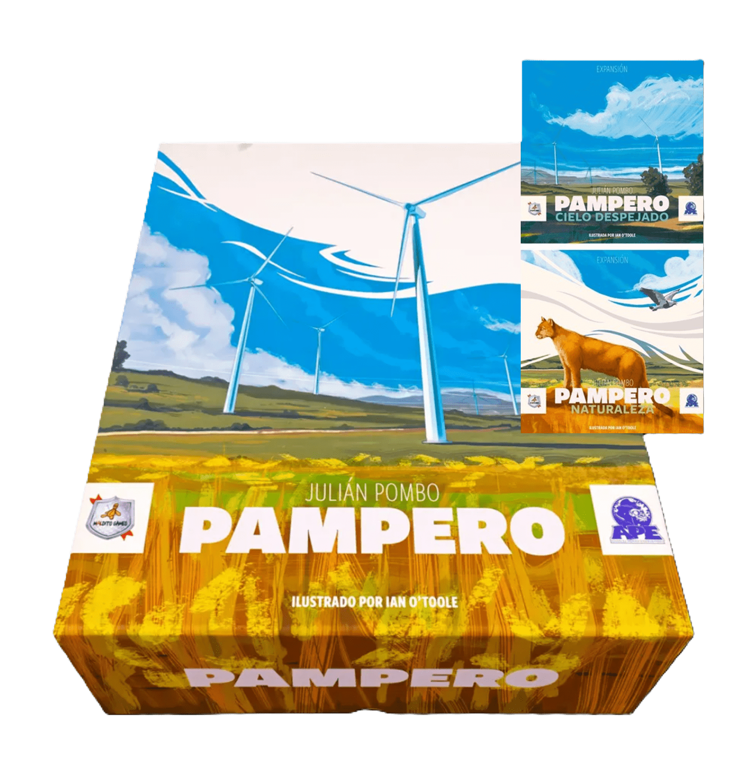Pack de juegos de mesa "Pampero: Pack Juego Base + Expansiones"