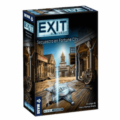 Juego de mesa "Exit 25: Secuestro en Fortune City"