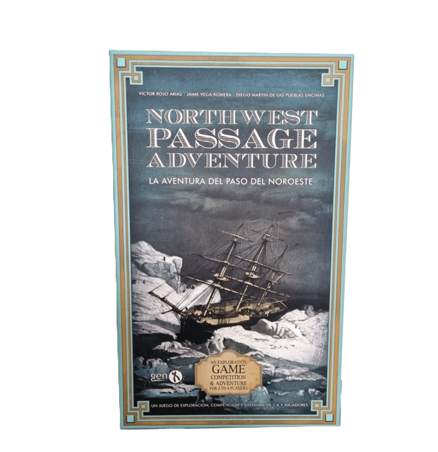 Juego de mesa "La Aventura del Paso del Noroeste"