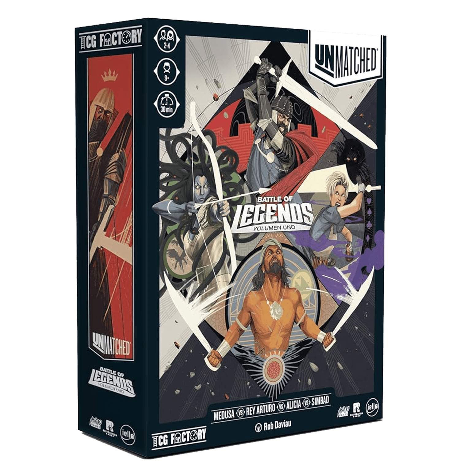 Juego de mesa "Unmatched: Battle of Legends Volumen 1"