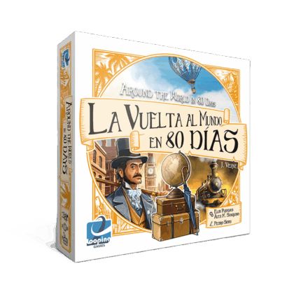 Juego de mesa "La Vuelta al Mundo en 80 Dias"