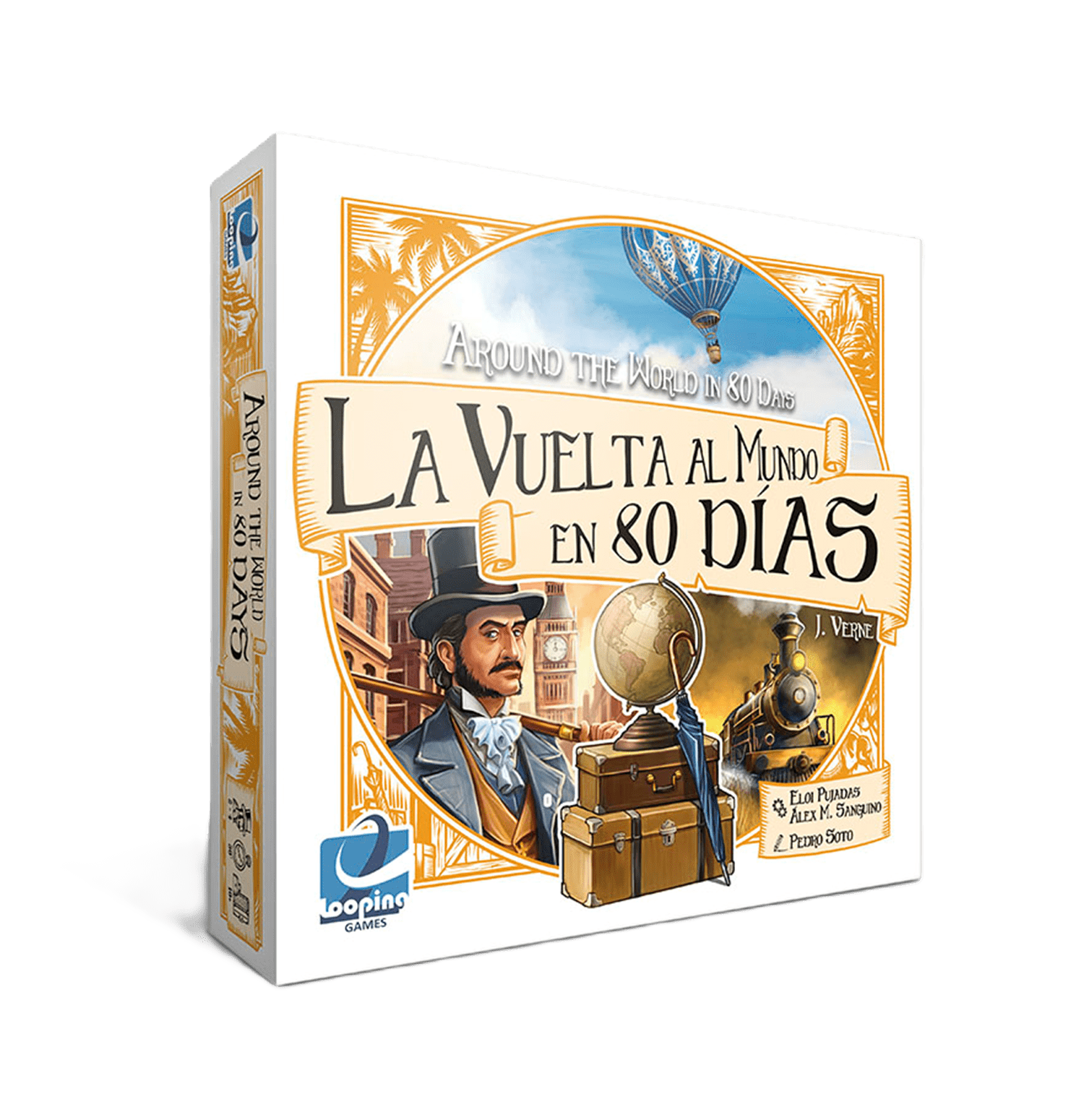 Juego de mesa "La Vuelta al Mundo en 80 Dias"