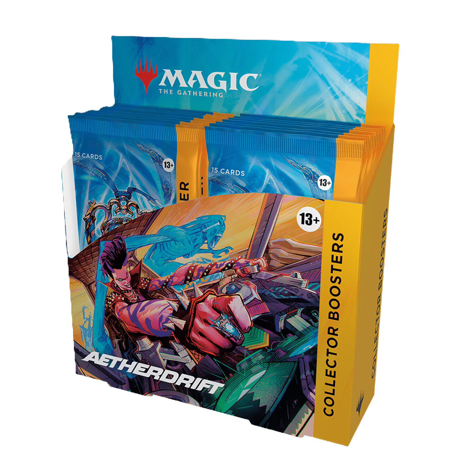 Caja de sobres de cartas "MTG Magic: Aetherdrift – Collector Booster Box"