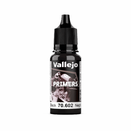 Pintura para miniaturas "Vallejo Imprimante Negro 18 ml"