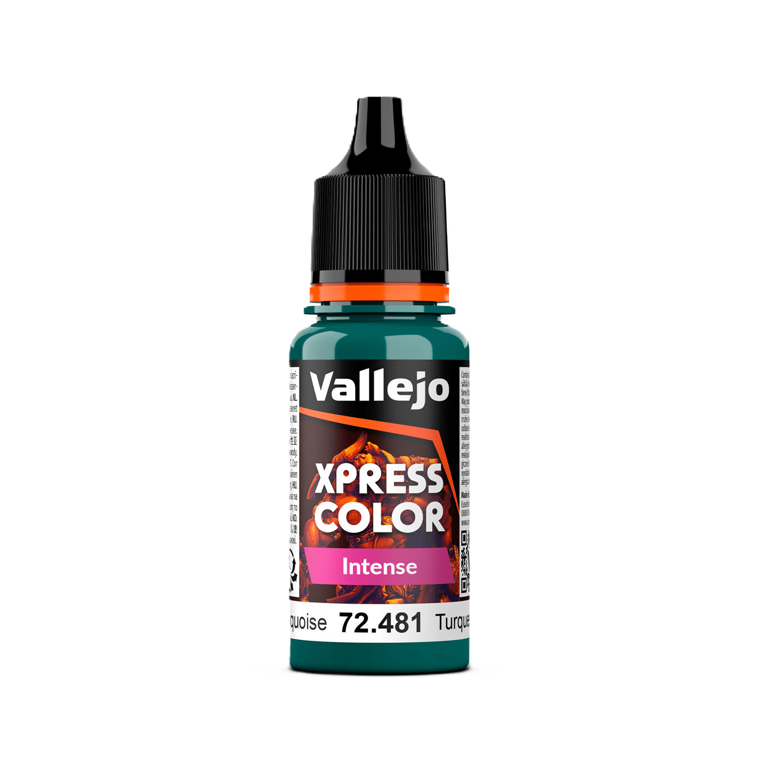 Pintura "Vallejo Pintura Xpress Color Intense Turquesa Herético 18 ml"