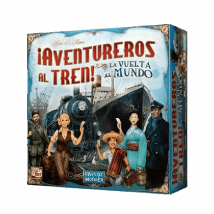 Juego de mesa "¡Aventureros al Tren! La Vuelta al Mundo"