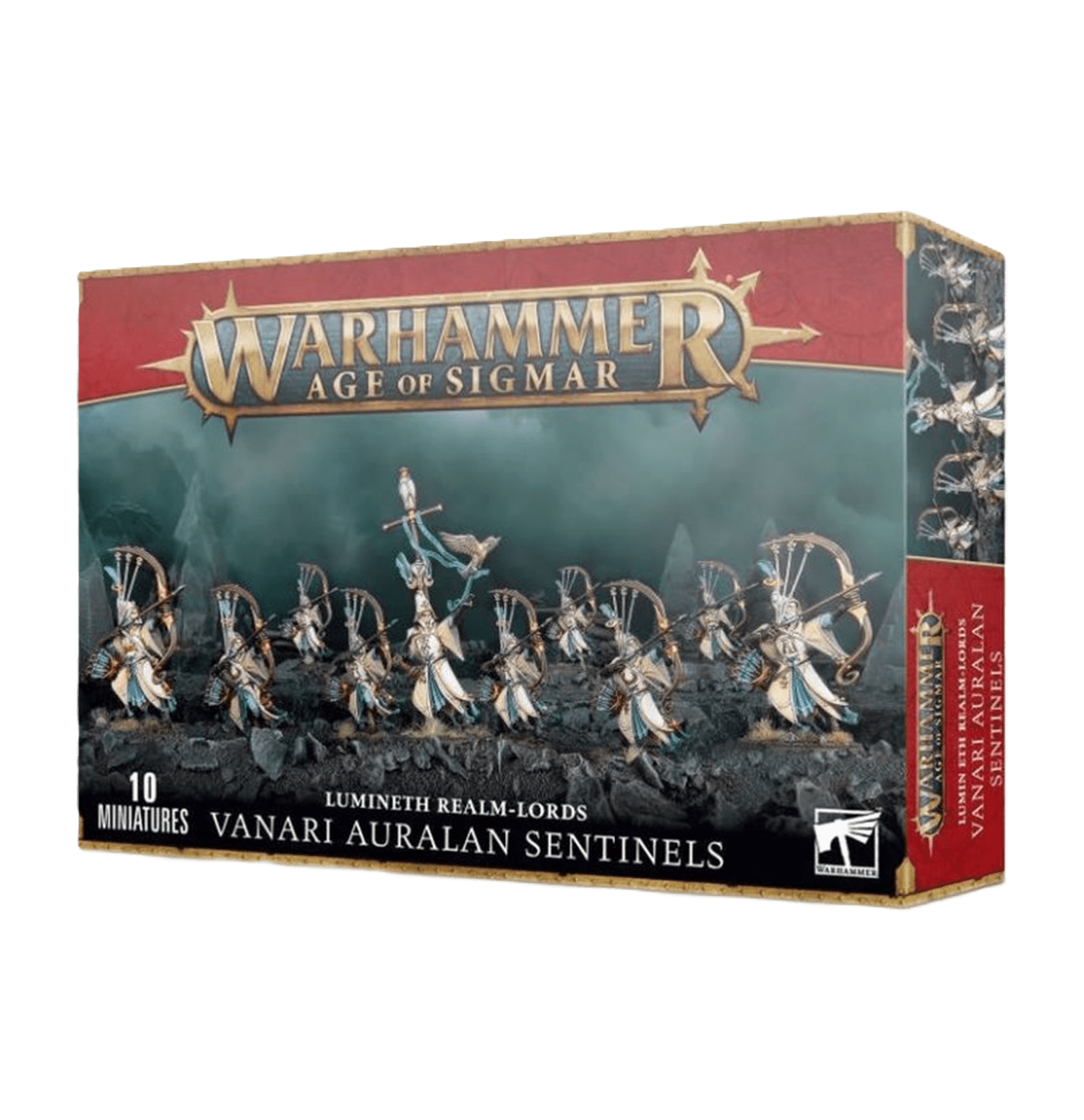 Pack de miniaturas "Age of Sigmar: Lumineth Realm-Lords: Vanari Auralan Sentinels"
