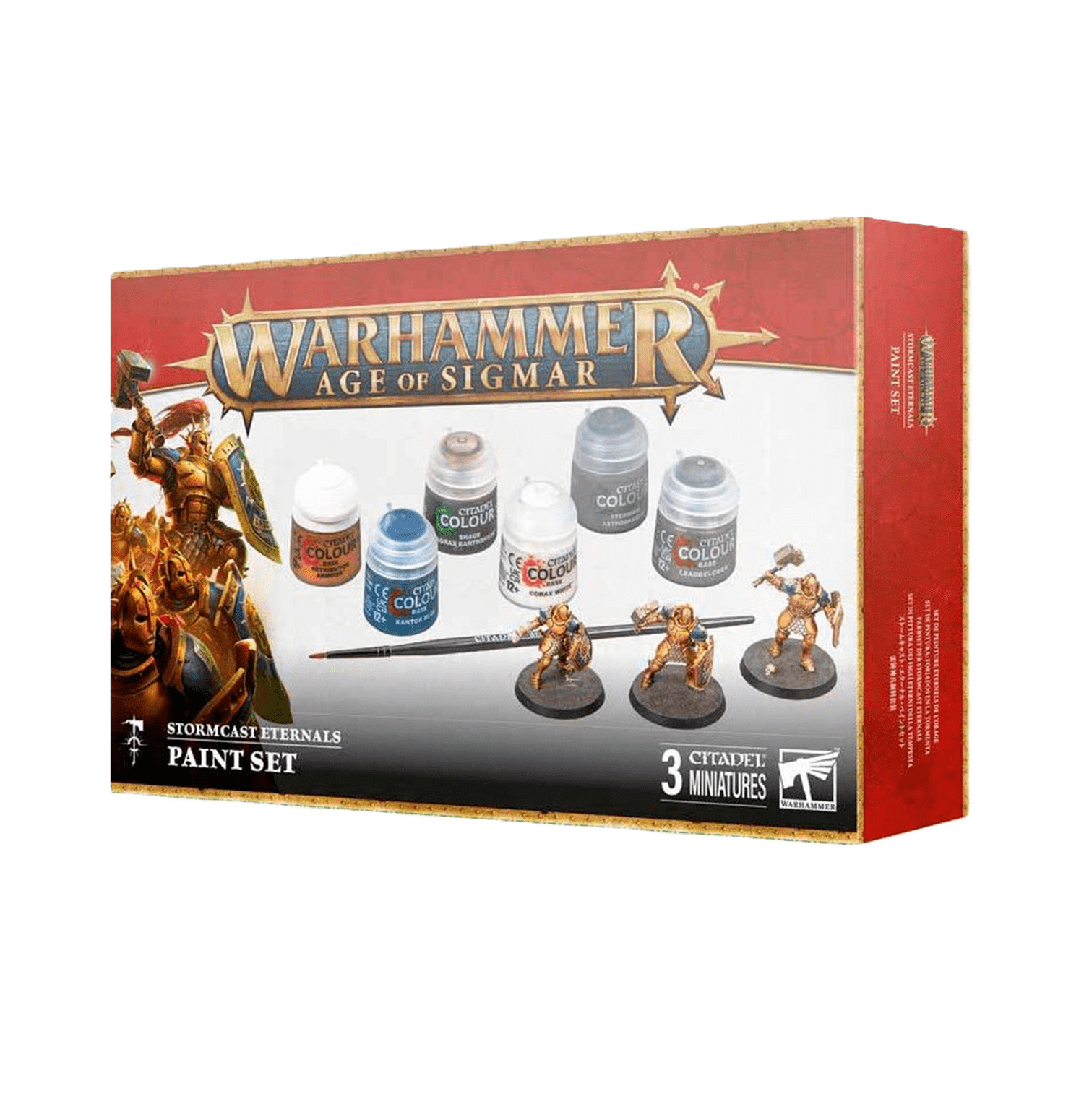 Pack de miniaturas y pinturas "Age Of Sigmar: Stormcast Eternals + Paint Set (Eng/spa/port/la)"