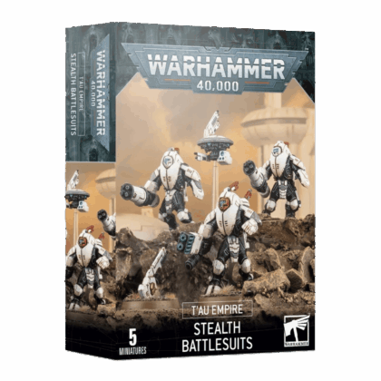 Pack de miniaturas "Warhammer 40000: T'au Empire: Stealth Battlesuits"