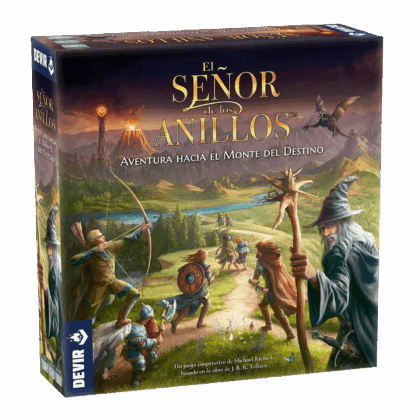 Juego de mesa "El Señor de los Anillos: Aventura Hacia el Monte del Destino"