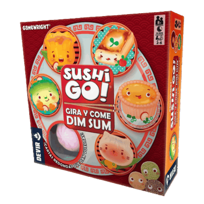 Juego de mesa "Sushi Go! Gira y Come Dim Sum"