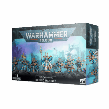 Pack de miniaturas "Warhammer 40000: Thousand Sons: Rubric Marines"