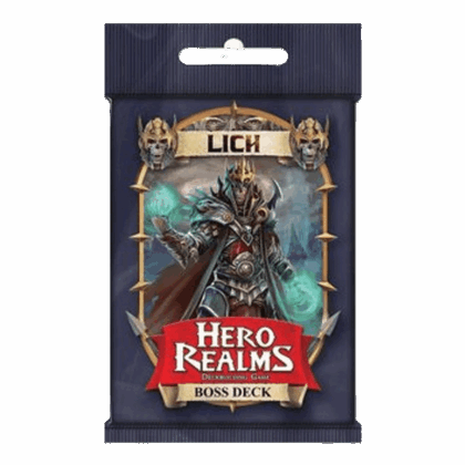 Mazo de cartas "Hero Realms - Deckbuilding Game: Boss deck - Lich"