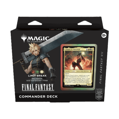 Mazo de cartas "MTG Magic: Universes Beyond: Final Fantasy – Commander Deck - Limit Break"