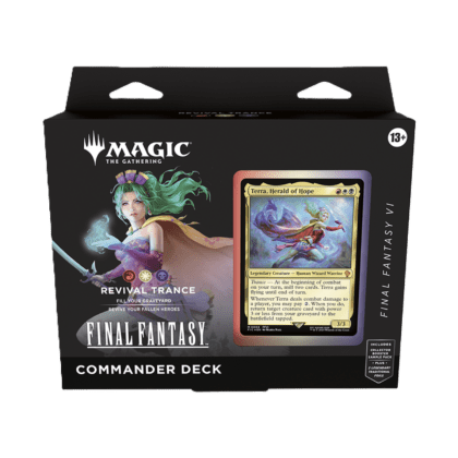 Mazo de cartas "MTG Magic: Universes Beyond: Final Fantasy – Commander Deck - Revival Trance"