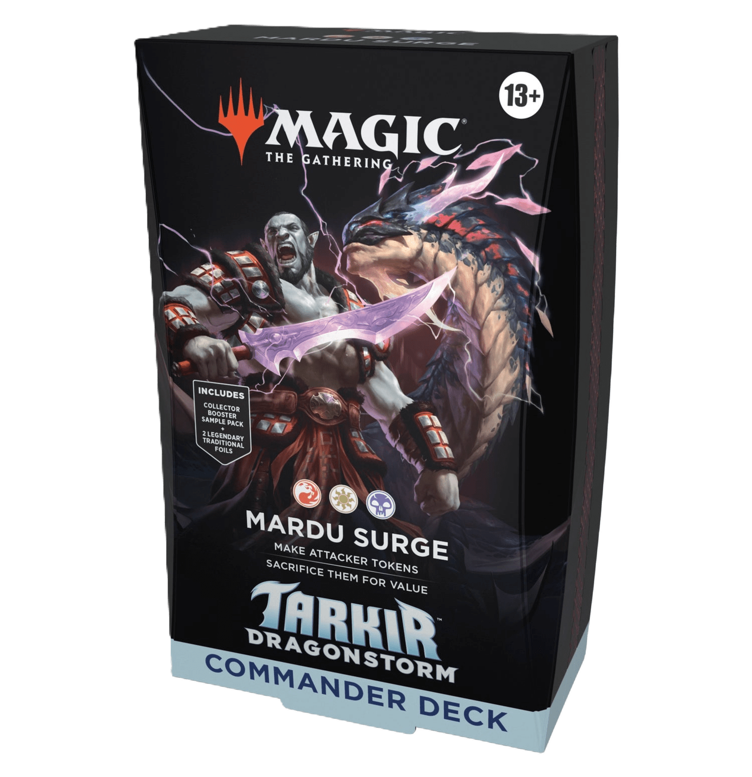 Mazo de cartas para Commander "MTG Magic: Tarkir Dragonstorm – Commander Deck: Mardu Surge"