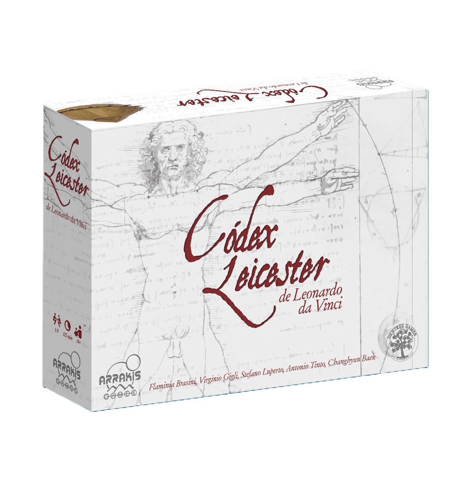 Juego de mesa "Códex Leicester de Leonardo da Vinci"