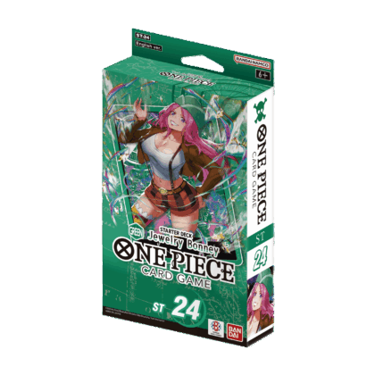 Mazo de cartas "One Piece CG: Starter Deck: GREEN Jewelry Bonney (ST 24)"