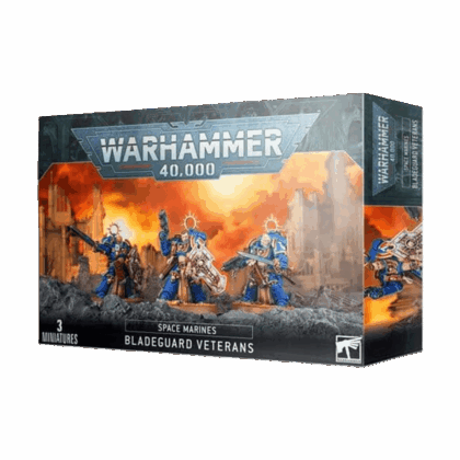 Pack de miniaturas "Warhammer 40000: Space Marines: Bladeguard Veterans"