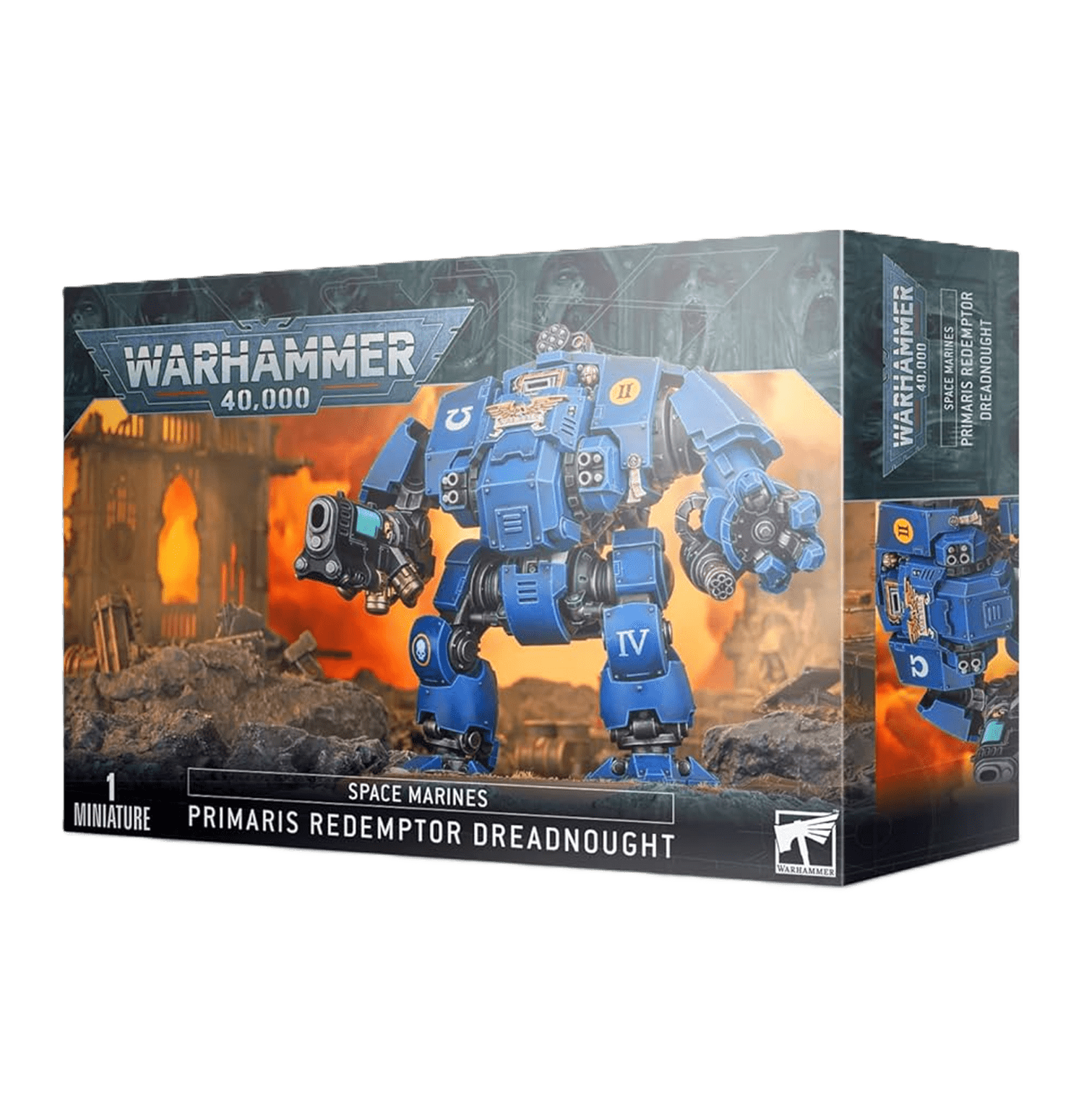 Pack de miniaturas "Warhammer 40000: Space Marines: Primaris Redemptor Dreadnought"