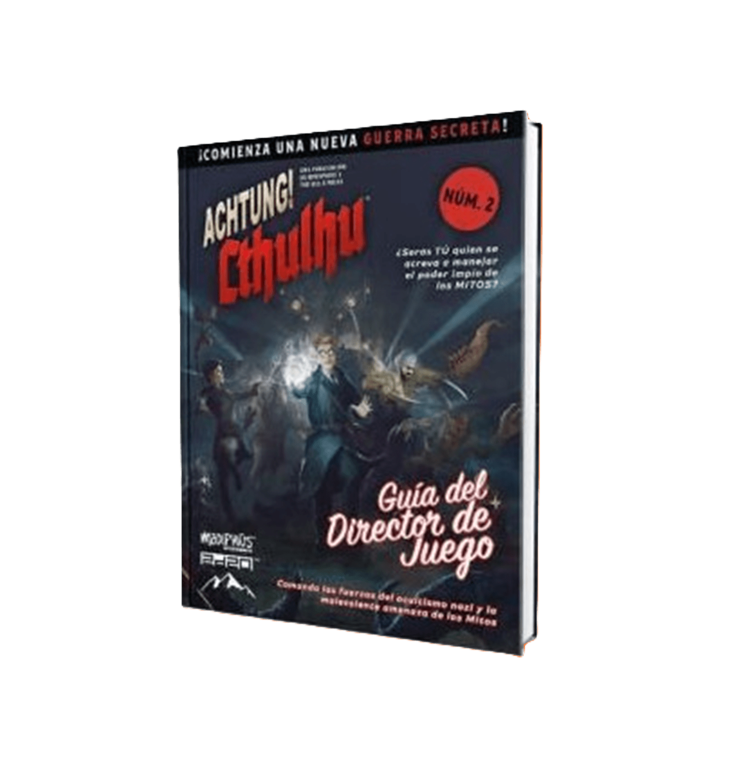 Libro para juego de rol "Achtung! Cthulhu 2d20: Guía del Director de Juego"