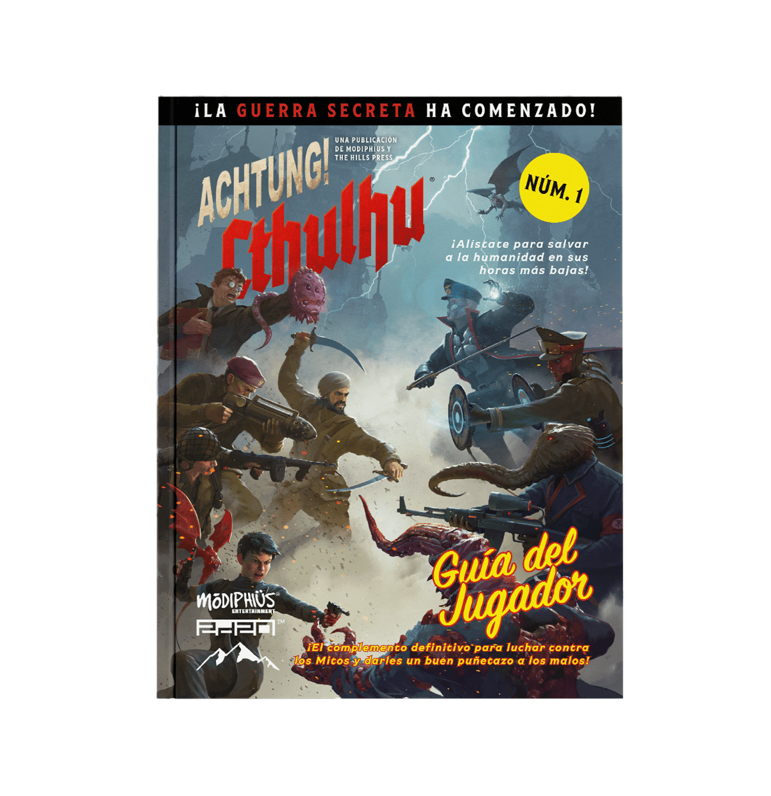 Libro para juego de rol "Achtung! Cthulhu: Guía del Jugador"