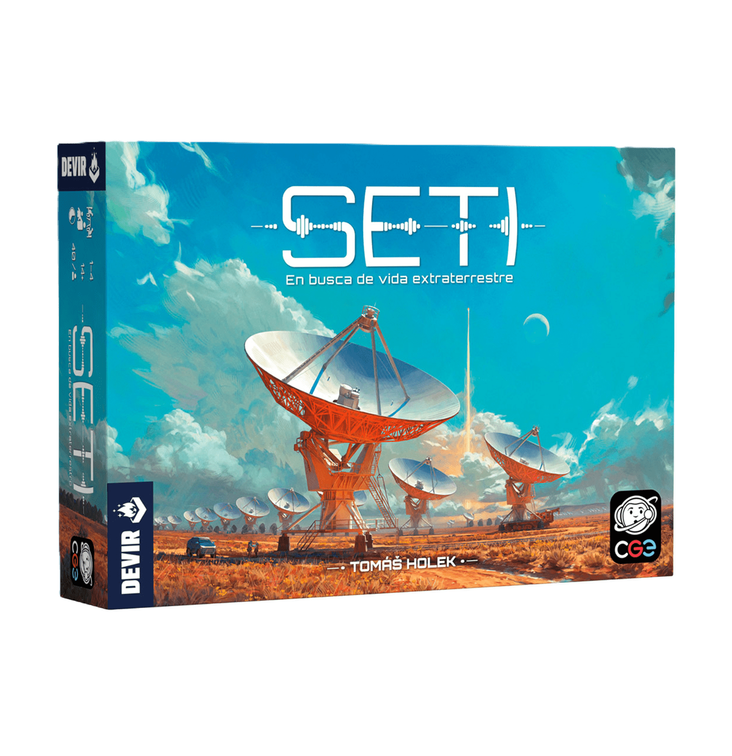 Juego de mesa "SETI: En busca de vida extraterrestre"