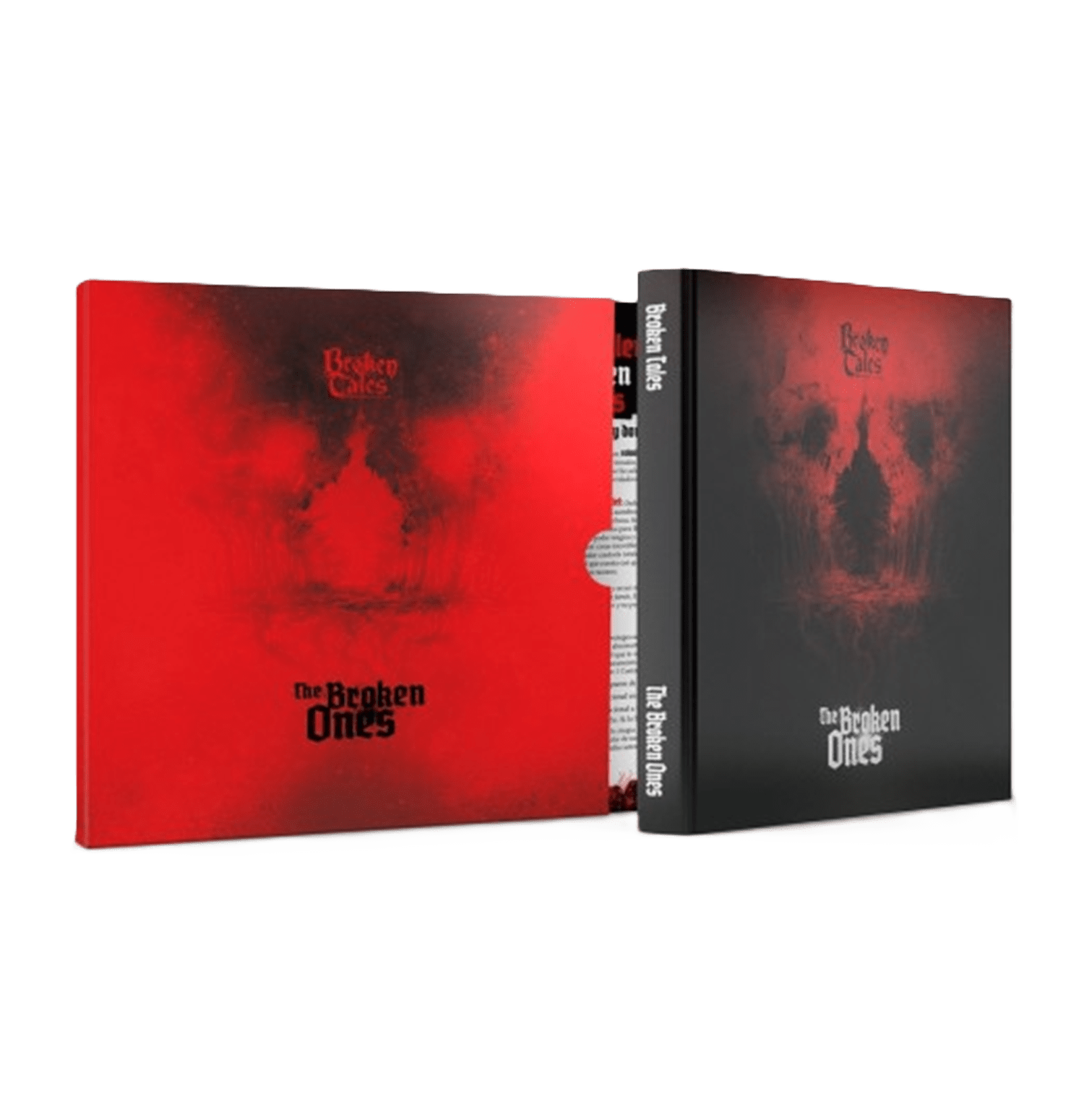Pack de libros para juego de rol "Broken Tales: The Broken Ones + Hojas de Cazador"