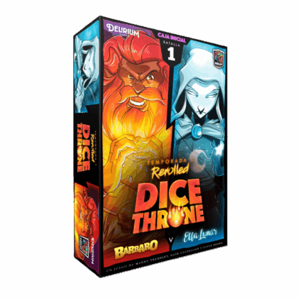 Juego de mesa "Dice Throne: Temporada 1 - Bárbaro vs Elfa lunar"