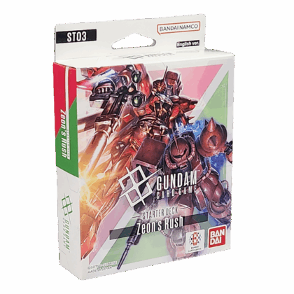 Mazo de cartas "Gundam Card Game: Starter Deck [ST03]: Zeon’s Rush"