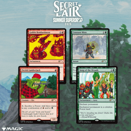 Pack de cartas especiales "MTG Magic: Secret Lair Drop Series - Artist Series: Phil Foglio"