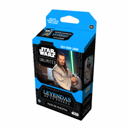 Mazo de cartas "Star Wars Unlimited: Leyendas de la Fuerza - Mazo de muestra: Qui-Gon Jinn"