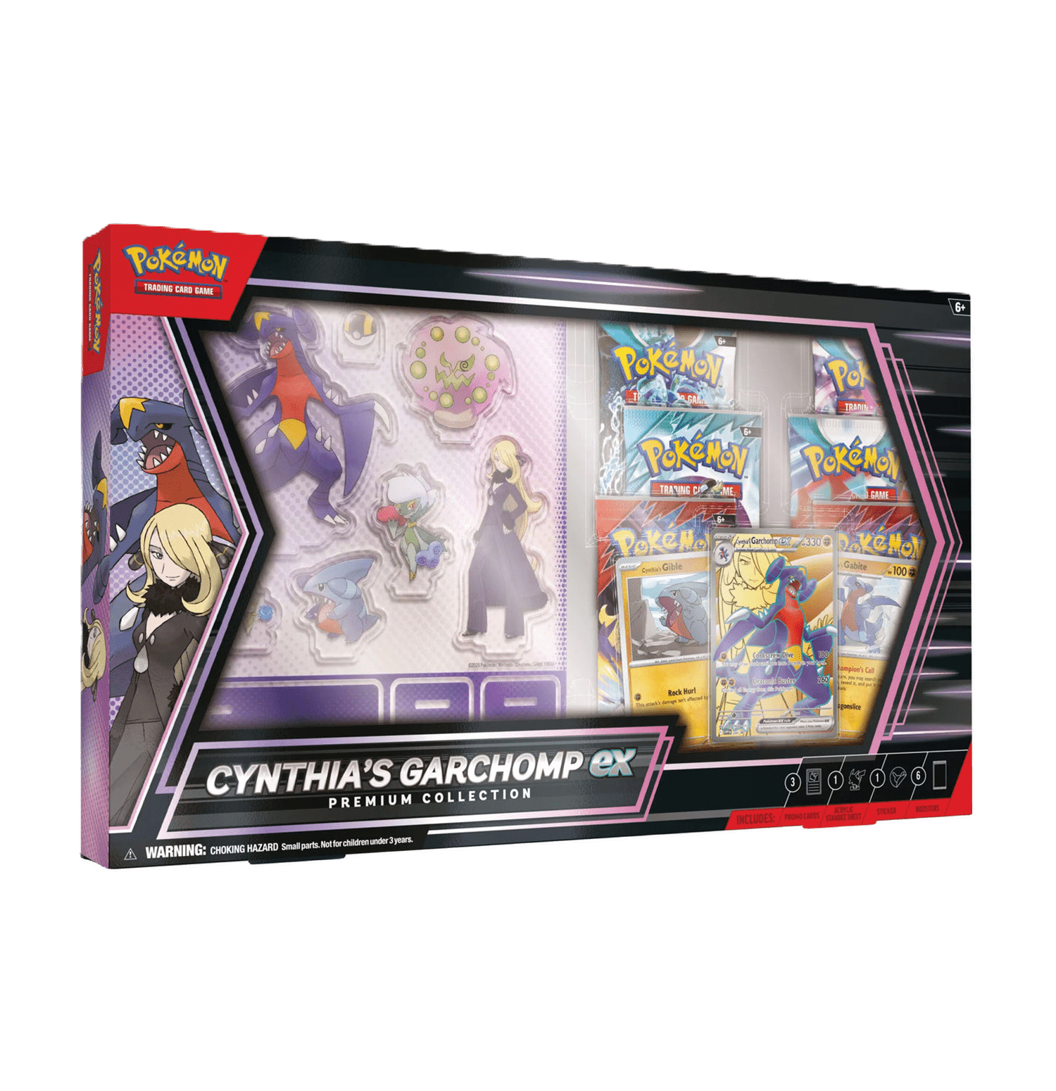 Pack especial de "Pokémon TCG: Cynthia's Garchomp ex Premium Collection"